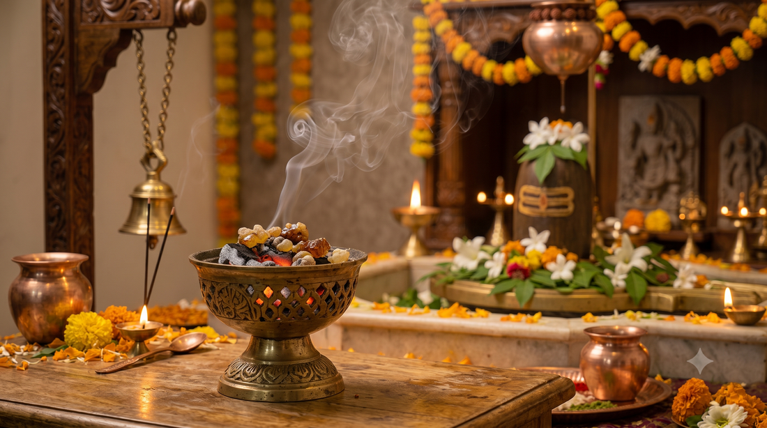 Why Guggul is Burned During Sawan Worship: Spiritual Meaning & Benefits