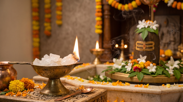 Why Bhimseni Kapoor is Used During Shiv pooja