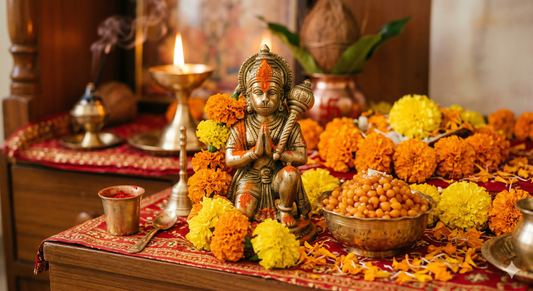Hanuman Jayanti Pooja Vidhi (Simple Steps, Mantras & Rituals at Home)
